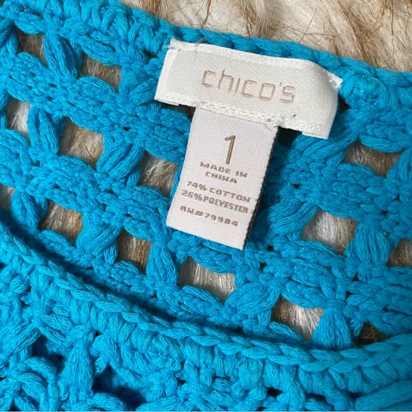 Chico’s Crissy crochet pullover - Picture 5 of 8